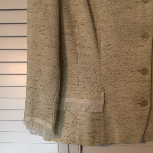 Etcetera blazer, NWT in cream and green - Picture 6 of 8